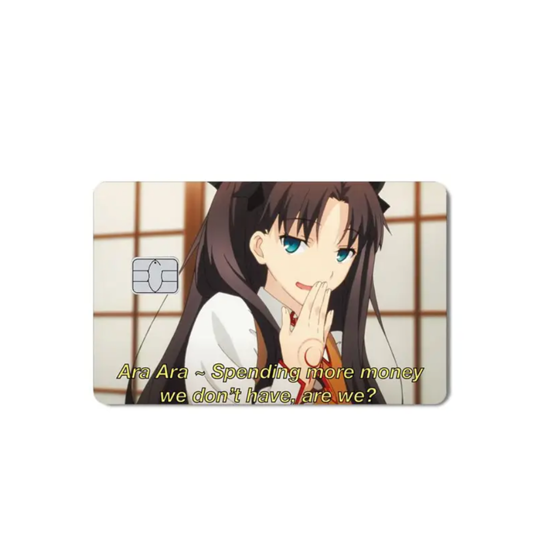 Sticker Tarjeta - Ara Ara