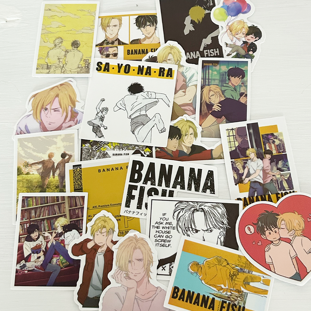 Paquete Stickers - Banana Fish