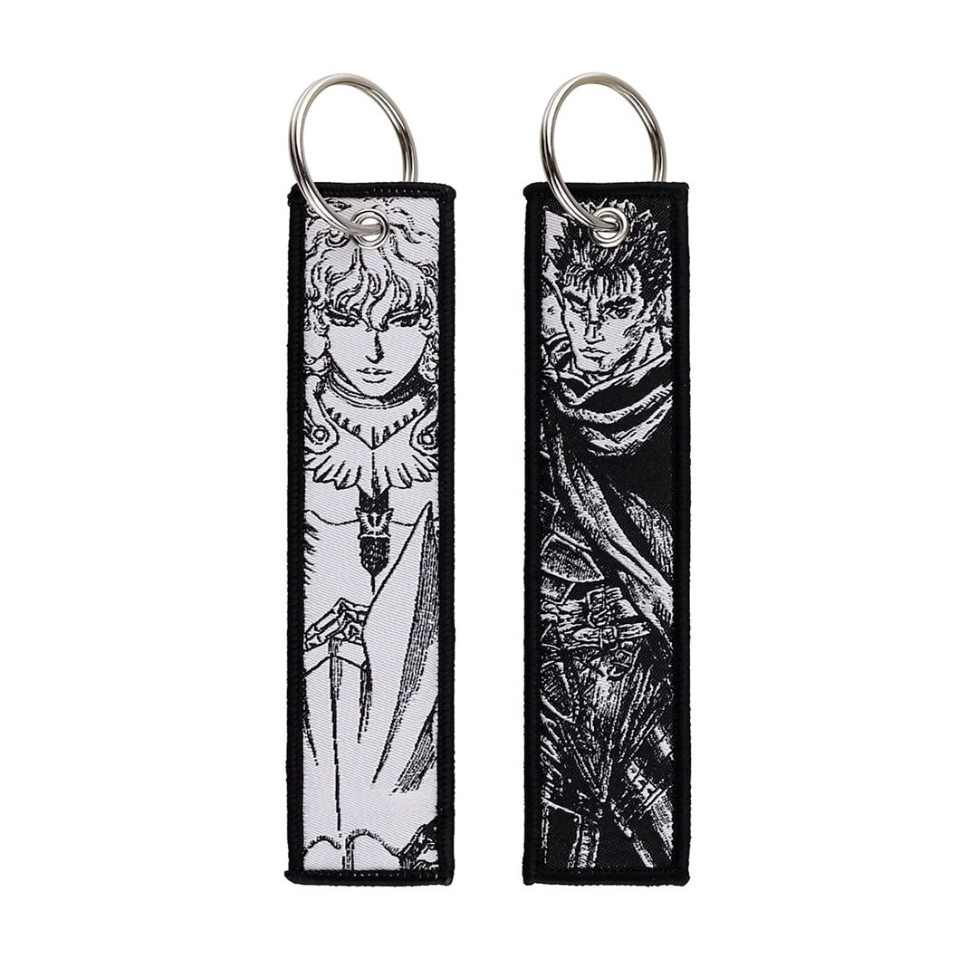 Llavero Bordado - Berserk Guts & Griffith