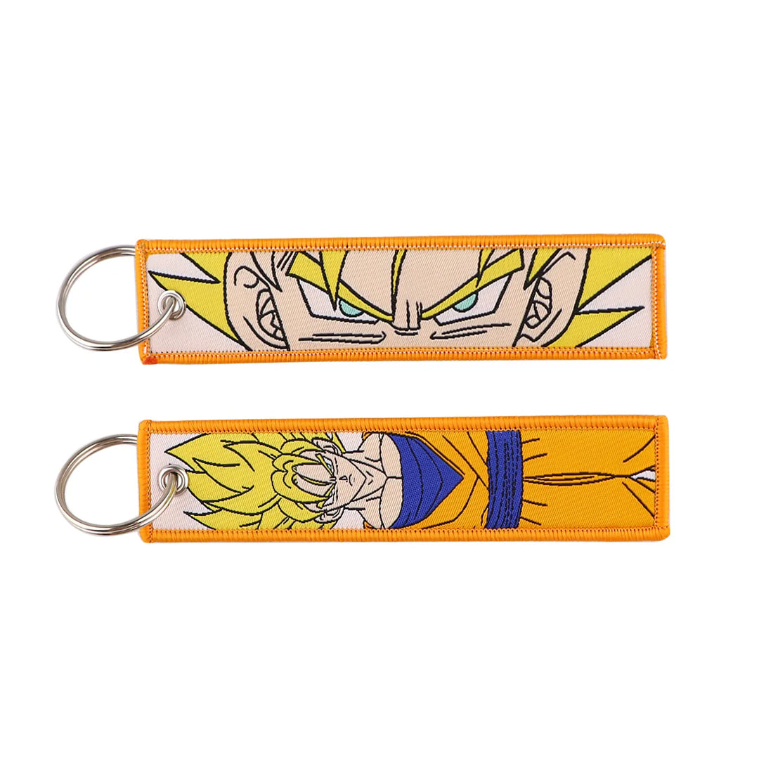 Llavero Bordado - Dragon Ball Super Saiyan