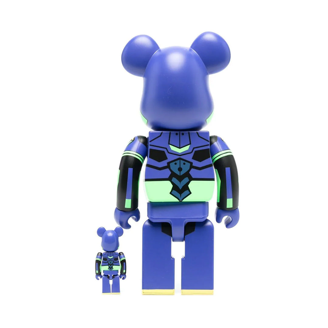Medicom Toy Be@rbrick: Evangelion - Set Eva01 100% Y 400%