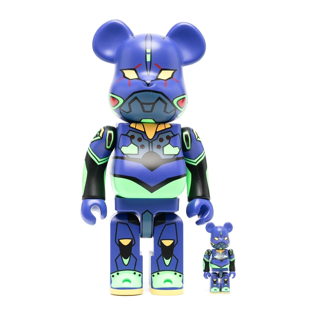 Medicom Toy Be@rbrick: Evangelion - Set Eva01 100% Y 400%