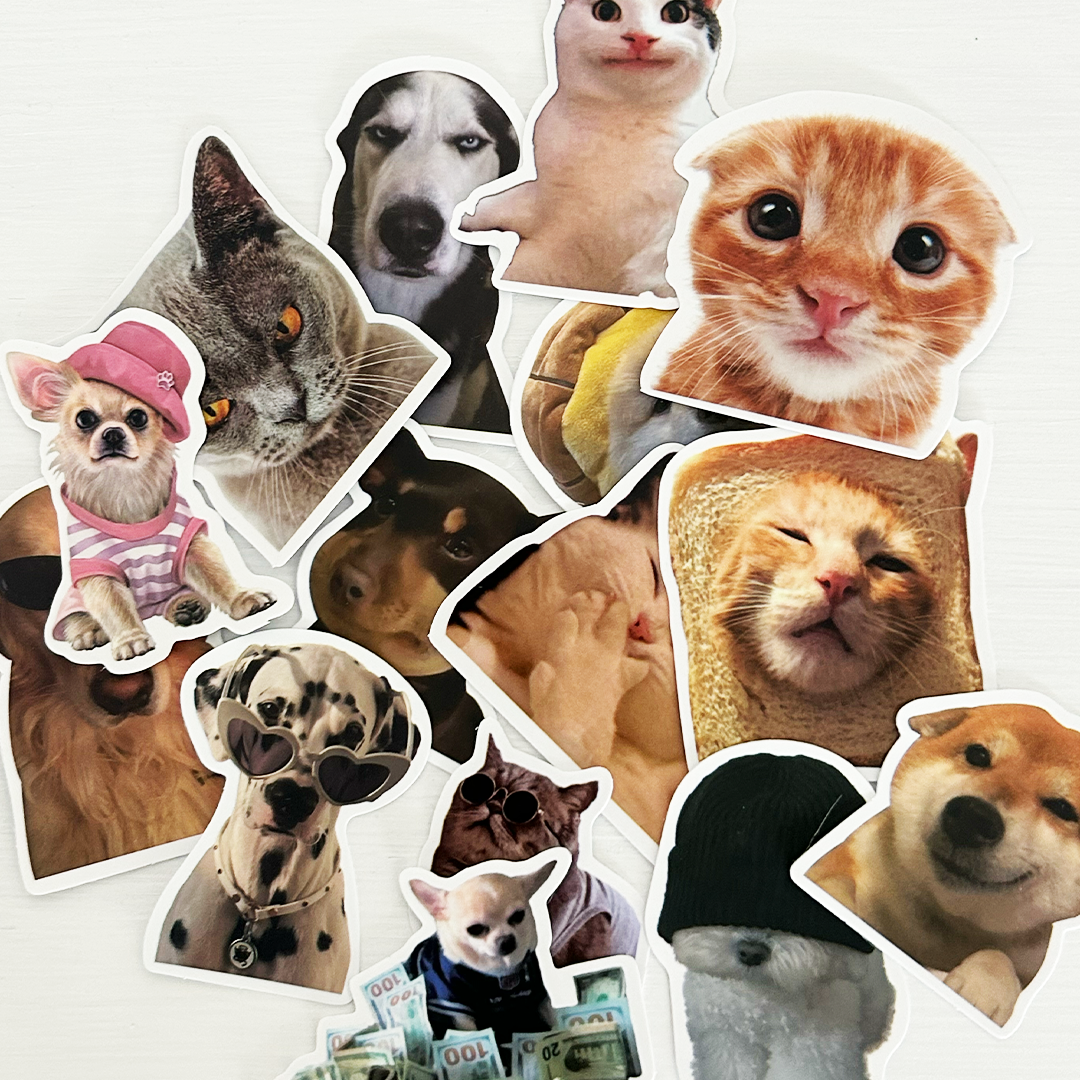 Paquetito Stickers - Perritos & Gatitos