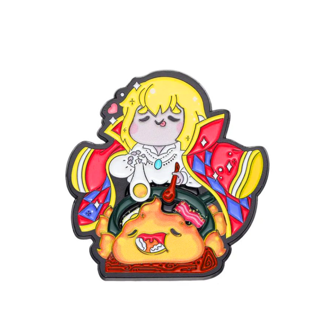 Pin - Howl & Calcifer Chibi