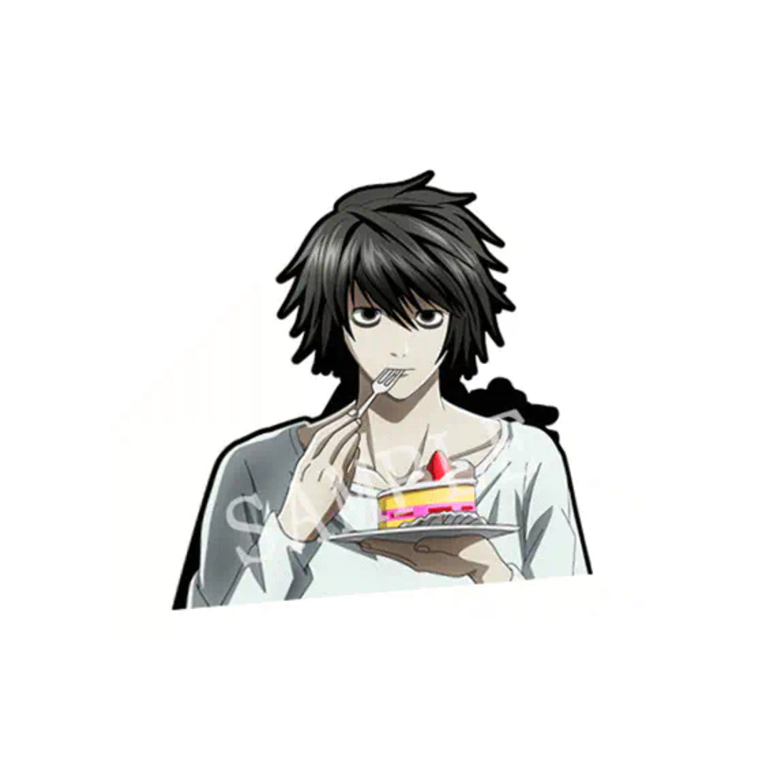 Sticker 3D - L Death Note