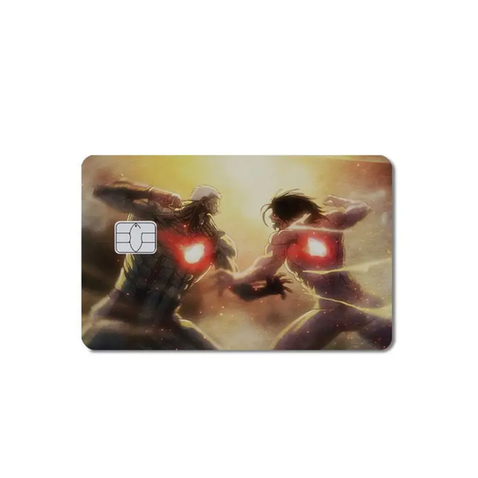 Sticker Tarjeta - Titan Fight (AOT)