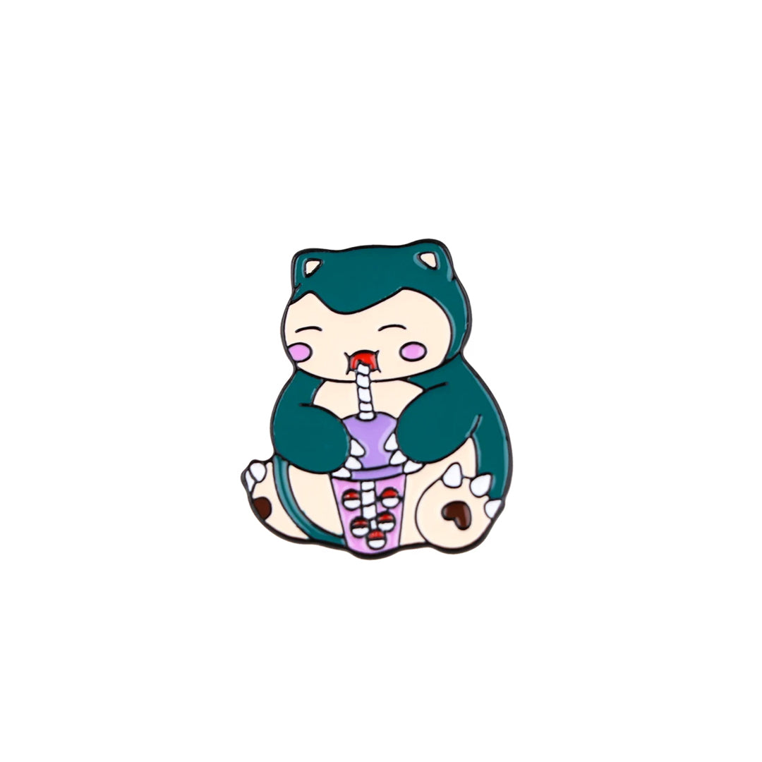 Pin - Snorlax con Boba Tea