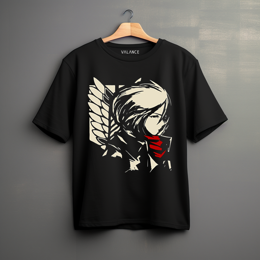 T Shirt - Mikasa Crest (Valance)