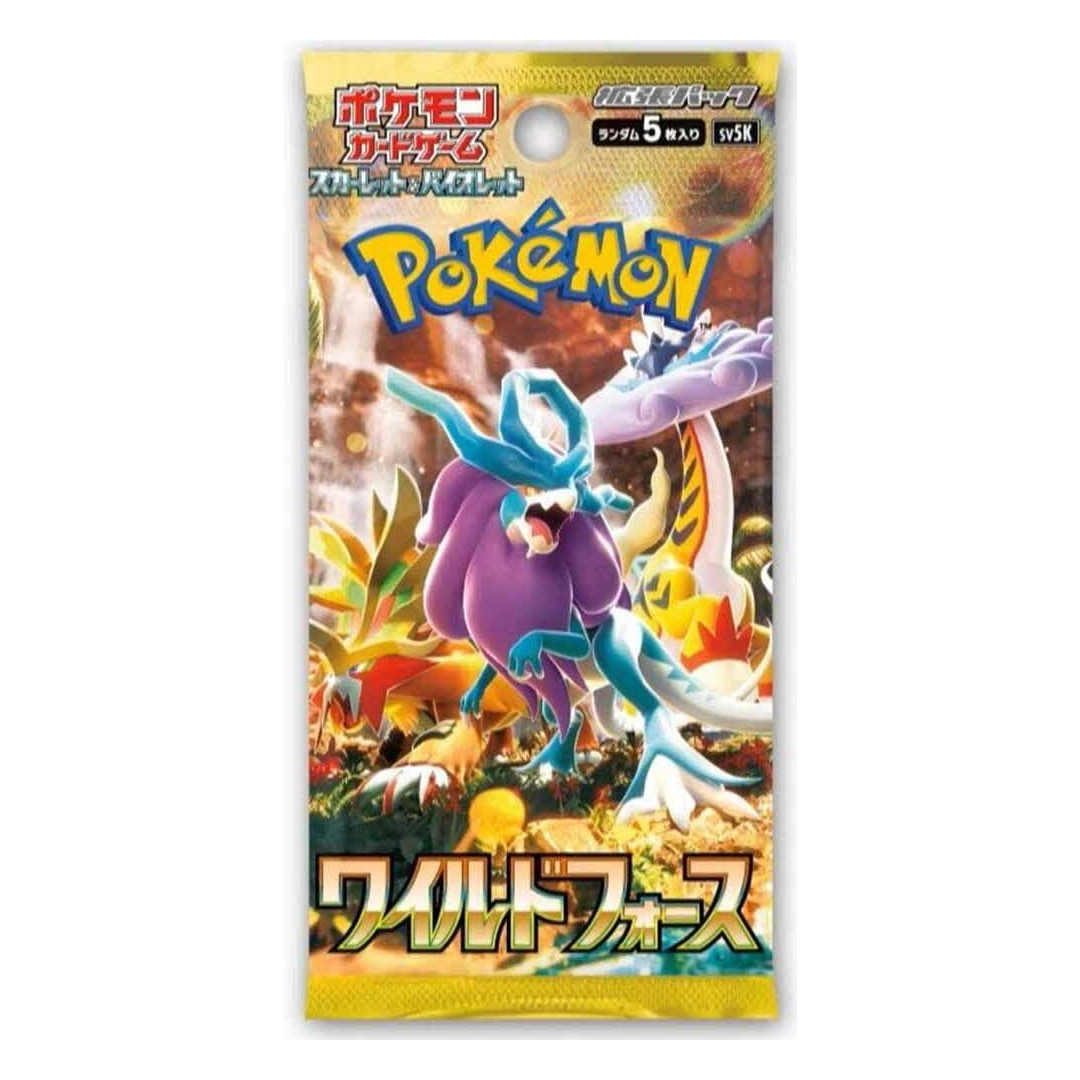 Pokémon Juego de cartas Scarlet & Violet Expansion Pack Wild Force Box (versión japonesa)